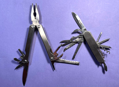 Kleines Multitool CJH Herbertz und Westfalia Multifunktions-Taschenmesser