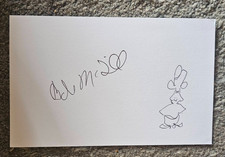 SIGNED BOB MCDILL DOODLE CHARITY AUCTION LEGENDARY AMERICAN SONGWRITER