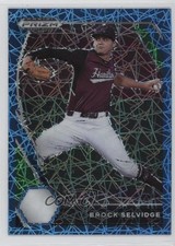 2021 Panini Prizm Draft Picks Blue Velocity Prizm Brock Selvidge #PDP92 0q1p