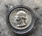 1932 SILVER WASHINGTON QUARTER. BU Condition.