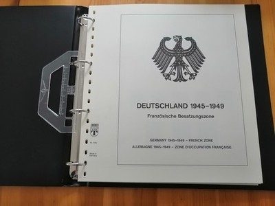 Lindner-T kompletter Vordruck Frz. Zone in guter gebrauchter Erhaltung #P295