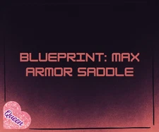 Ark Survival Ascended PvE ✅ Max Armor Saddle Blueprint