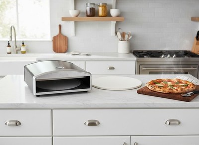 Char Broil Pizzaofen Für Grill Cordierit Pizzastein 38 Cm Kein Wenden nötig