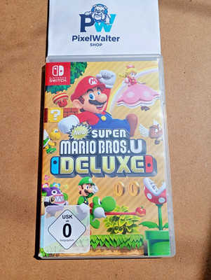 Super Mario Bros. U Deluxe  - Nintendo Switch  MÄNGEL AUF RÜCKSEITE