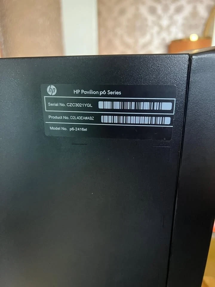 Pc Hp Pavilion P6 - Immagine 3 di 4