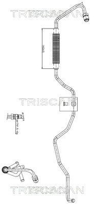 Tuyau direction TRISCAN 8516 13002 haute pression en caoutchouc armé pour TOYOTA