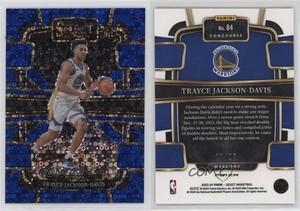 2023 Panini Select Concourse Blue Disco Prizm /25 Trayce Jackson-Davis Rookie RC