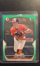2023 Bowman Draft - Chrome Jacob Cravey #BDC-189 Green Refractor /99 (RC)