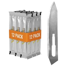 Wiebe Wicked Sharp Replacement Blades (12-Pack) | Surgical-Grade Scalpel Blades