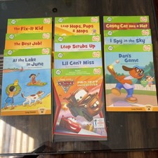 Leap Frog TAG Books 10 Books Disney Cars I Spy  More