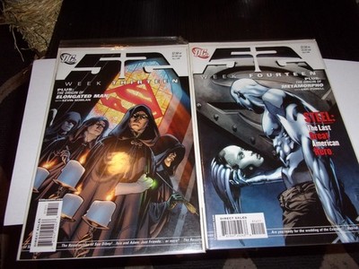 DC Comics 52 Two Book Lot, Weeks Thirteen and Fourteen Bagged & Boarded