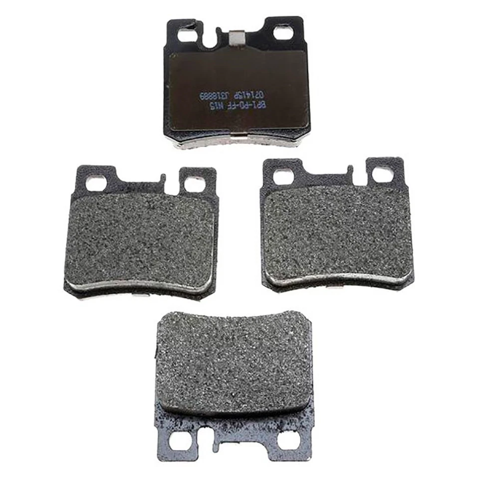 Juego de rotores de freno traseros + pastillas de freno metálicas para Mercedes-Benz 500E 1992-1993 Foto 2 de 4