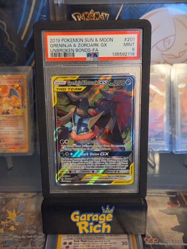 Greninja & Zoroark-GX graded PSA 9 for sale on eBay