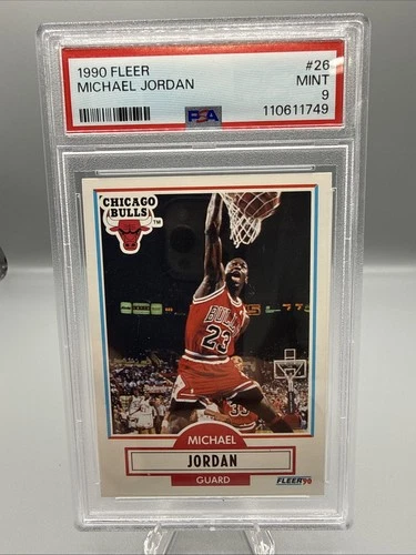 1990-91 Fleer - Michael Jordan #26 PSA 9 Iconic Card Of The GOAT