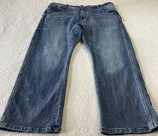 Wrangler Retro Jeans Mens 38x30 Blue Relaxed Boot Cut Denim Greeley Cowboy Rodeo