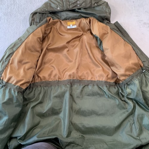 Chaqueta Joules Talla UK 18 Abrigo Verde Acolchado Longline Touchline Cubierta Puffer - Imagen 6 de 14