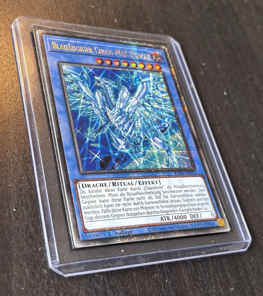 Yu-Gi-Oh! Blauäugiger Chaos-Max-Drache RA04 QCSR Near Mint 1st - Bild 3 von 4