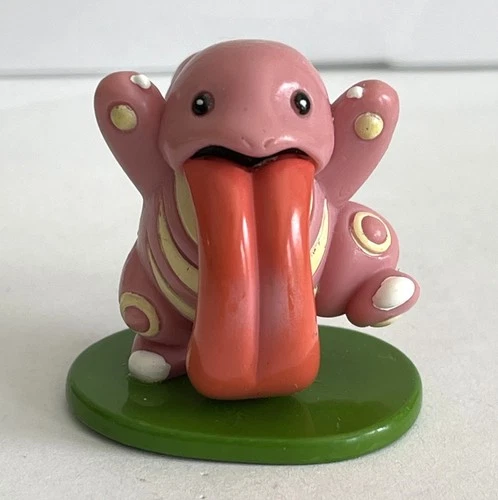 VINTAGE Lickitung Pokemon Battle Figure w Disc TOMY Hasbro CGTSJ Monster Collect