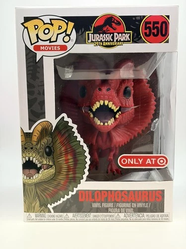 Funko Pop! Movies: Dilophosaurus #550 Target Exclusive Vinyl Figure D3