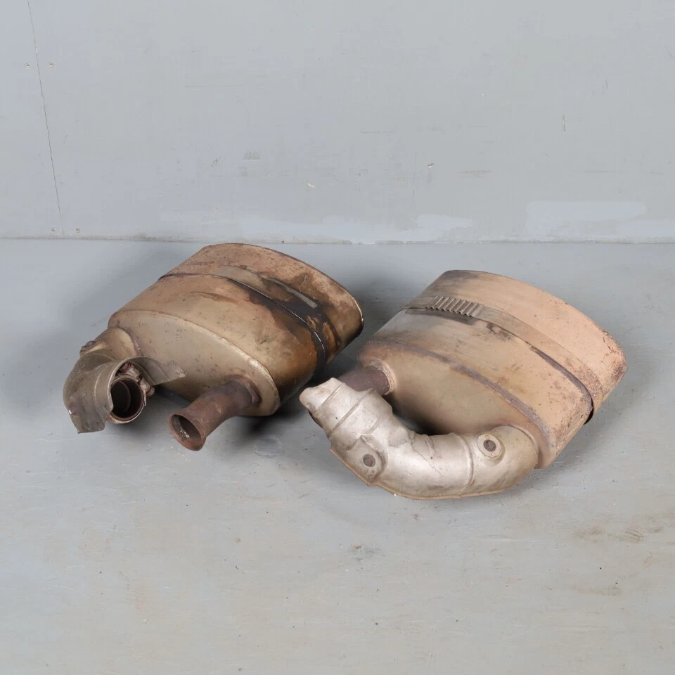 1995-1998 Porsche 911 993 Exhaust Muffler Right Left Pair 99311104504 OEM Used Foto 3 de 4