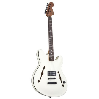 Fender Tom Delonge Starcaster, Satin Olympic White - E-Gitarre