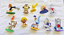 10 Assorted Looney Tune Figures approx 5cm high Warner Bros Collectables