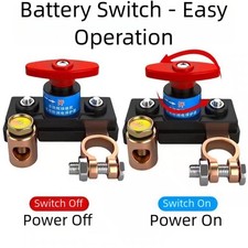 Battery Disconnect Switch Compatible With 12V/24V Agricultural Vehicles