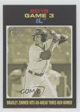 2020 Heritage Minor League Edition 1971 Playoff Highlights Bradley Zimmer 0ol8