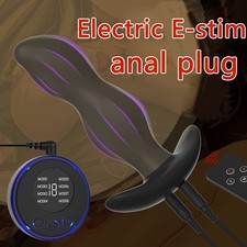 Full Set E-Stim Electro Host Pulse Shock Plug Therapy-Device Male BDSM USA