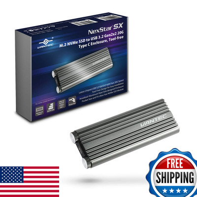 Nexstar M.2 Nvme Ssd To Usb 3.2 Gen2X2 20G Type C Enclosure Nst-220C3-Sg