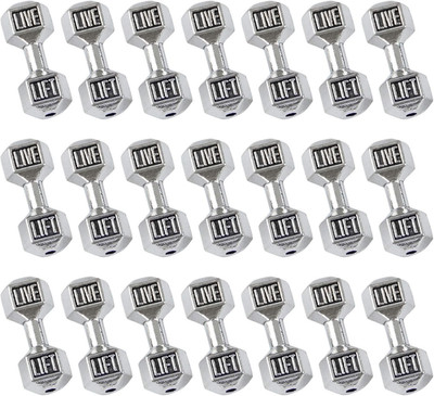 , 50 Pack Silver Dumbbell Charm Pendant Inspirational Weightlifting Beads Fitnes