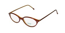 NEW UNITED COLORS OF BENETTON 350 EYEWEAR 48-16-140 BROWN HAVANA CREAM PLASTIC
