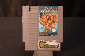 Tecmo World Wrestling Nintendo NES 1990 W/ Box And Manual Rough Shape Tested