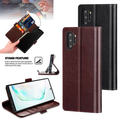 For Samsung Galaxy Note10/Note10 Plus Note10+ 5G Flip Leather Pouch Case Cover