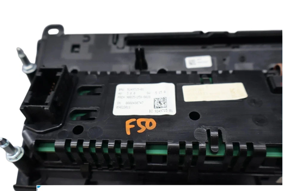 09-15 BMW 750Li 750Li xDrive Radio Calentador A/C Climatizador Interruptor Panel Fabricante Original Foto 4 de 4