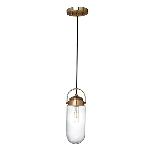 Shiloh - Metal and Glass Ceiling Light, Brushed Brass - 第 8/8 張圖片