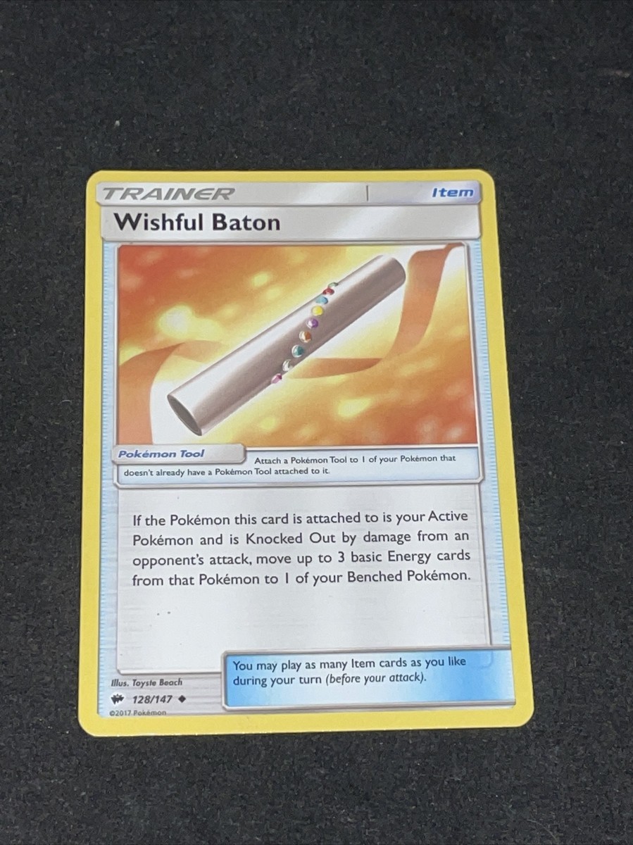 wishful baton pokemon card price Trainer] () - 273/324 (CSM1DC) The item may be similar but not exactly the same as the image (e.g Wishful Baton 60/50 Price 2026