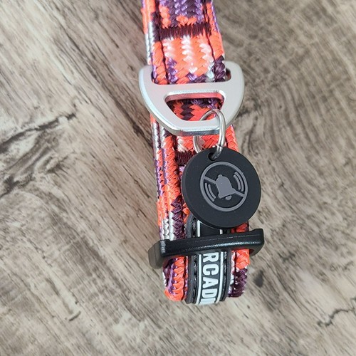 Cuello de cuerda Arcadia Trail Paracord para perros - cuello pequeño 12-14" - baya - Imagen 3 de 9