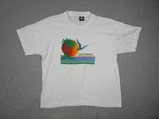 Vintage Screen Stars Best Shirt Mens Extra Large White California Made in USA