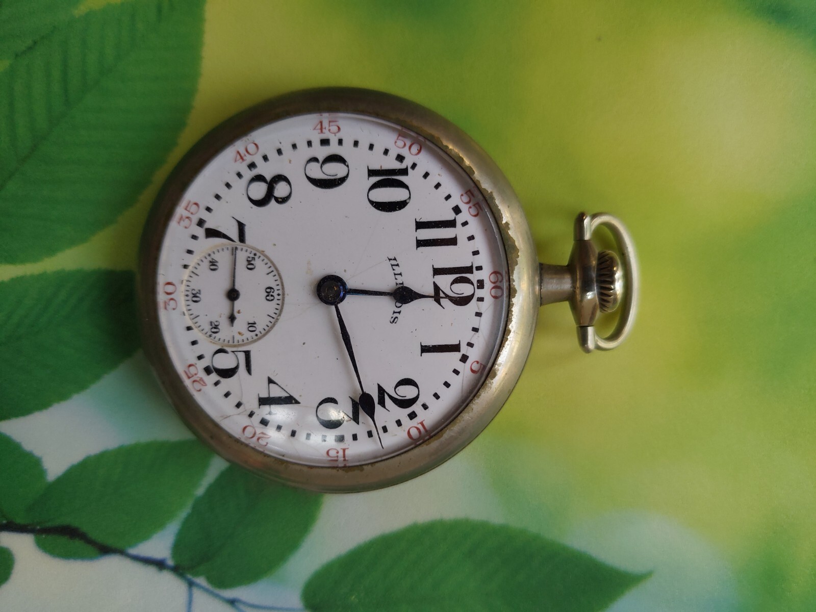 ILLINOIS WATCH & Co. Pocket Watch 17 jewels - TO BE REPAIRED