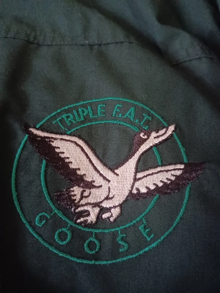Triple Fat Goose Down Puffer Coat Jacket Green Medium *No Hood* Great Condition  - Image 2 of 4