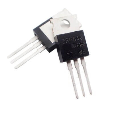 2PCS IRF840 8A 500V TO-220 N-Channel Field effect transistor