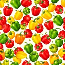 Digital picture  red greeen pepper printable file