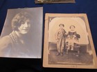 Antique Mounted siblings c 1890 Photo 8x10