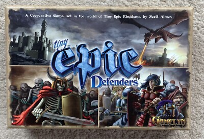 Tiny Epic Defenders Game 1st Edition Complete With Extra Cards