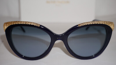 Boucheron New Sunglasses Sapphire Blue Gold Blue BC0116S 002  display picture 1