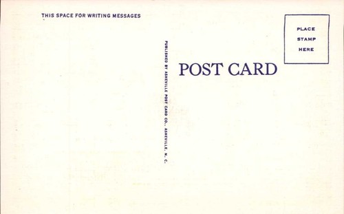 Linen Postcard Hickory North Carolina NC Lendir Rhyne College Rudisill Library - Picture 2 of 2
