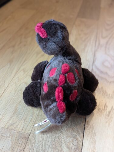 Ganz Webkinz Cocoa Dinosaur Brown Pink Plush Stuffed Animal NO CODE - Picture 4 of 7