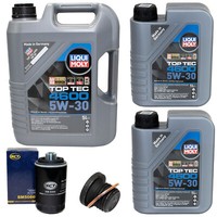 MotoröL Set 4600 5W-30 Liqui Moly 7 Liter + ÖLfilter + Schraube FüR VW Amarok