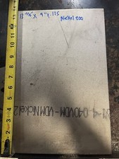 Nickel 200 Sheet 13 13/16  X 9  X .125  